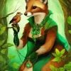 Fox Woman Diamond Painting
