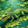 Gator Diamond Painting