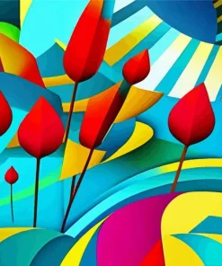 Geometric Cubism Art Diamond Painting