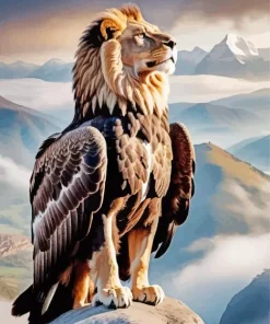 Griffin Lion Diamond Painting