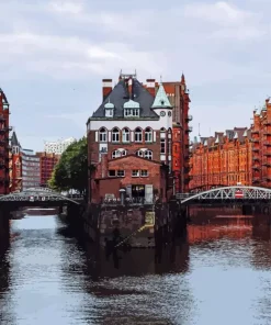 Hamburg River Diamond Painting