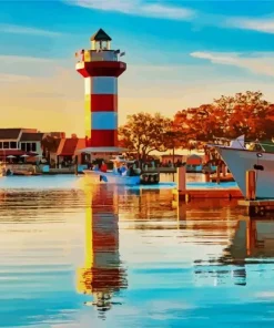 Harbour Town Lighthouse Diamond Painting