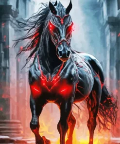 Hell Horse Diamond Painting