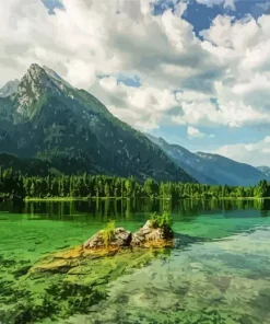 Hintersee Lake Diamond Painting