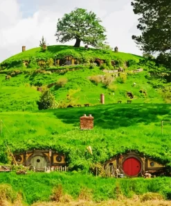 Hobbiton House Diamond Painting