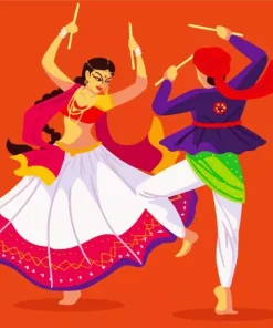 Indian Dancers Diamond Painting