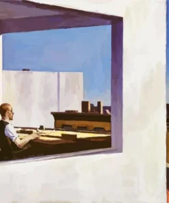 Office In A Small City Hopper Diamond Painting
