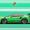 Porsche Illustration Diamond Painting