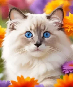 Ragdoll Kitten Diamond Painting