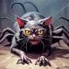 Spider Cat Diamond Painting