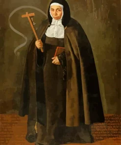 The Nun Jeronima De La Fuente Diamond Painting
