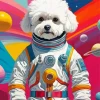 Astronaut Maltipoo Diamond Painting
