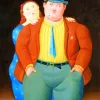 Fernando Botero Couple Diamond Painting