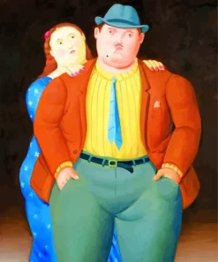 Fernando Botero Couple Diamond Painting