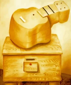 Fernando Botero Guitar Diamond Painting