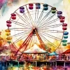 Ferris Wheel Art Diamond Painting