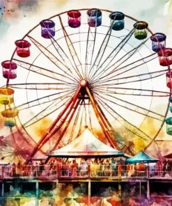 Ferris Wheel Art Diamond Painting