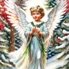 Holidays Angel Boy Diamond Painting