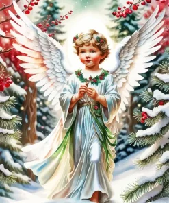 Holidays Angel Boy Diamond Painting