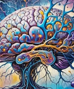 Human Brain Art Diamond Painting