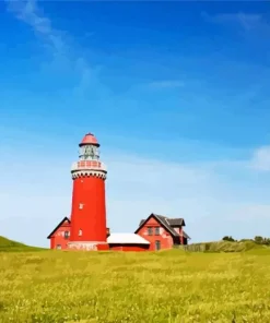Lemvig Bovbjerg Lighthouse Diamond Painting
