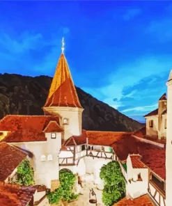 Romania Bran Castle Diamond Painting