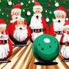 Santa Bowling Diamond Painting