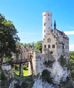 Schloss Lichtenstein Castle Diamond Painting