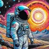 Astronaut Art Diamond Painting