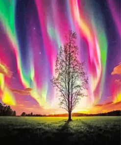Borealis Tree Diamond Painting