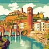 Bosa Italy Poster Diamond Painting