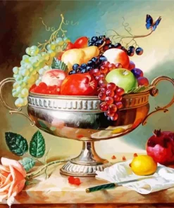Bowl Of Fruit Diamond Painting