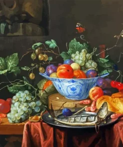 Bowl Of Fruit Still Life Diamond Painting