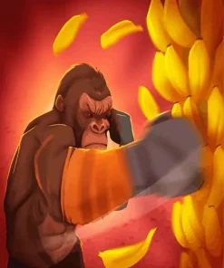 Boxer Monkey Diamond Painting