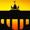 Brandenburg Gate Silhouette Diamond Painting