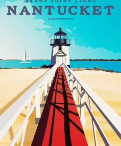 Brant Point Light Poster Diamond Painting