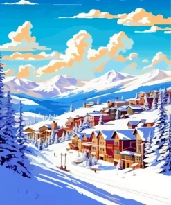 Breckenridge Colorado Poster Diamond Painting