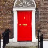 Brick Red Door Diamond Painting