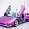 Bright Purple Car Diamond Painting