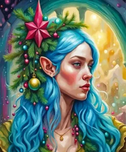 Christmas Elf Art Diamond Painting