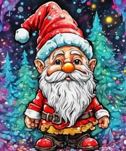 Christmas Gnome Diamond Painting
