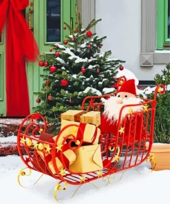 Christmas Sleigh Diamond Painting