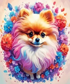 Cool Pomeranian Art Diamond Painting