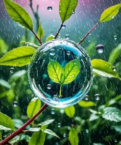 Cool Water Drops Diamond Painting