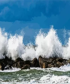 Crashing Wave Diamond Painting