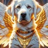 Dog Angel Diamond Painting