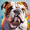 English Bulldog Art Diamond Painting