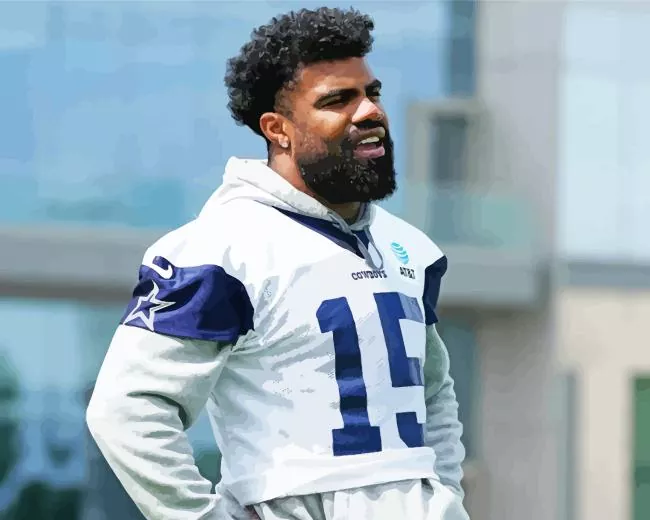 ezekiel elliott Diamond Paintings Ezekiel Elliott Diamond Painting