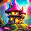 Fancy Fairy House Diamond Painting