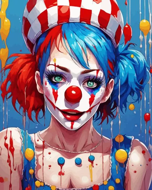 female clown anime Diamond Paints Female Clown Anime Diamond Painting